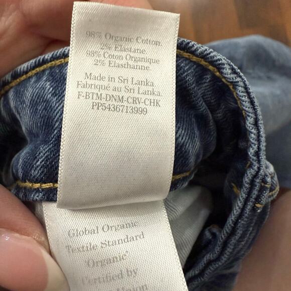 Everlane NEW Curvy Cheeky Straight Leg Jeans High Rise Casual Minimalist Sz 35 - Picture 6 of 10